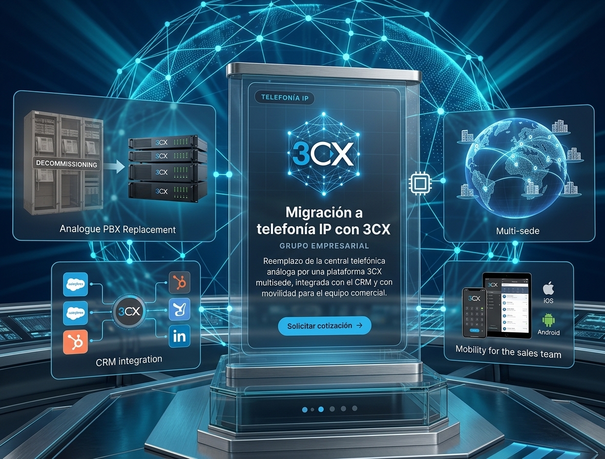 Migración a telefonía análoga free a Telefonía IP con 3CX premium